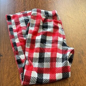 Cat & Jack Plaid pajama pants - Red, Black, White size 12/14